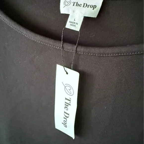 The Drop Womens Dia Mixed Fabric Midi Tank Maxi  Dress size L - Picture 6 of 8